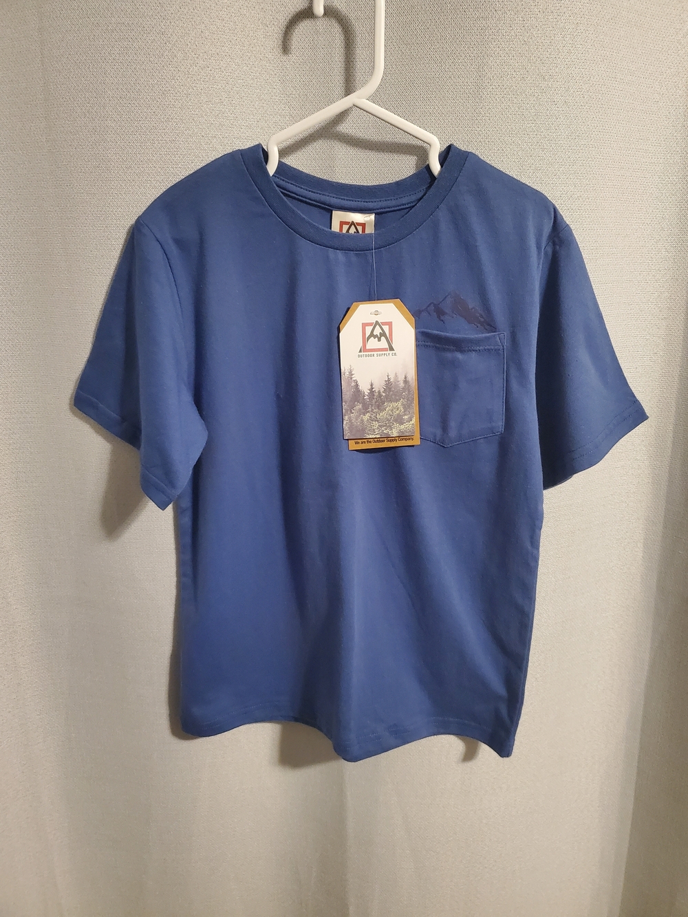 (3/$20) Outdoor Supply Co Boy's Blue T-Shirt NWT